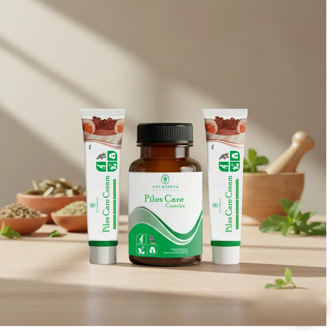 Ayurjeeva Piles Care Kit